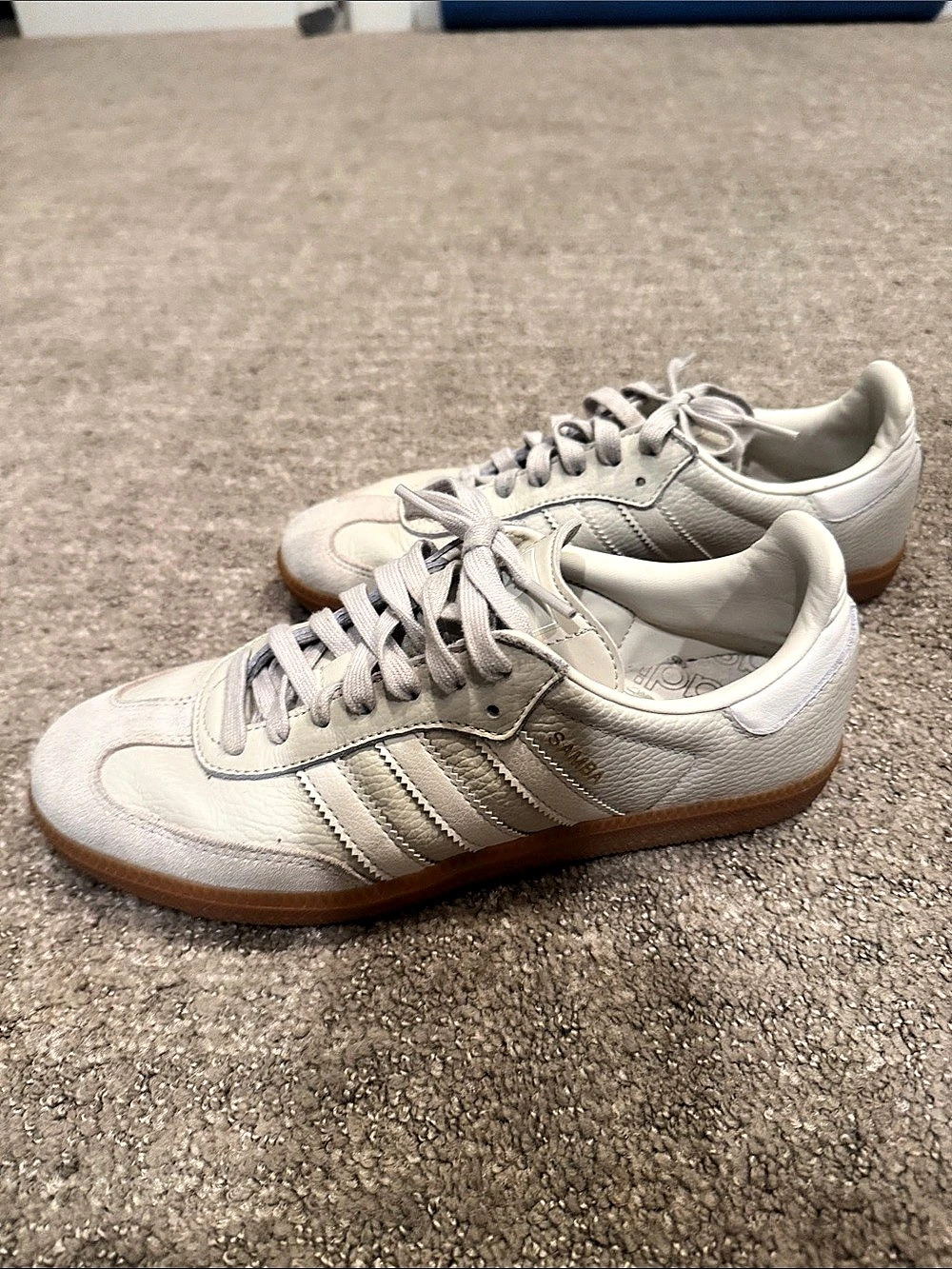 adidas Samba OG Sneakers White & Brown US 8